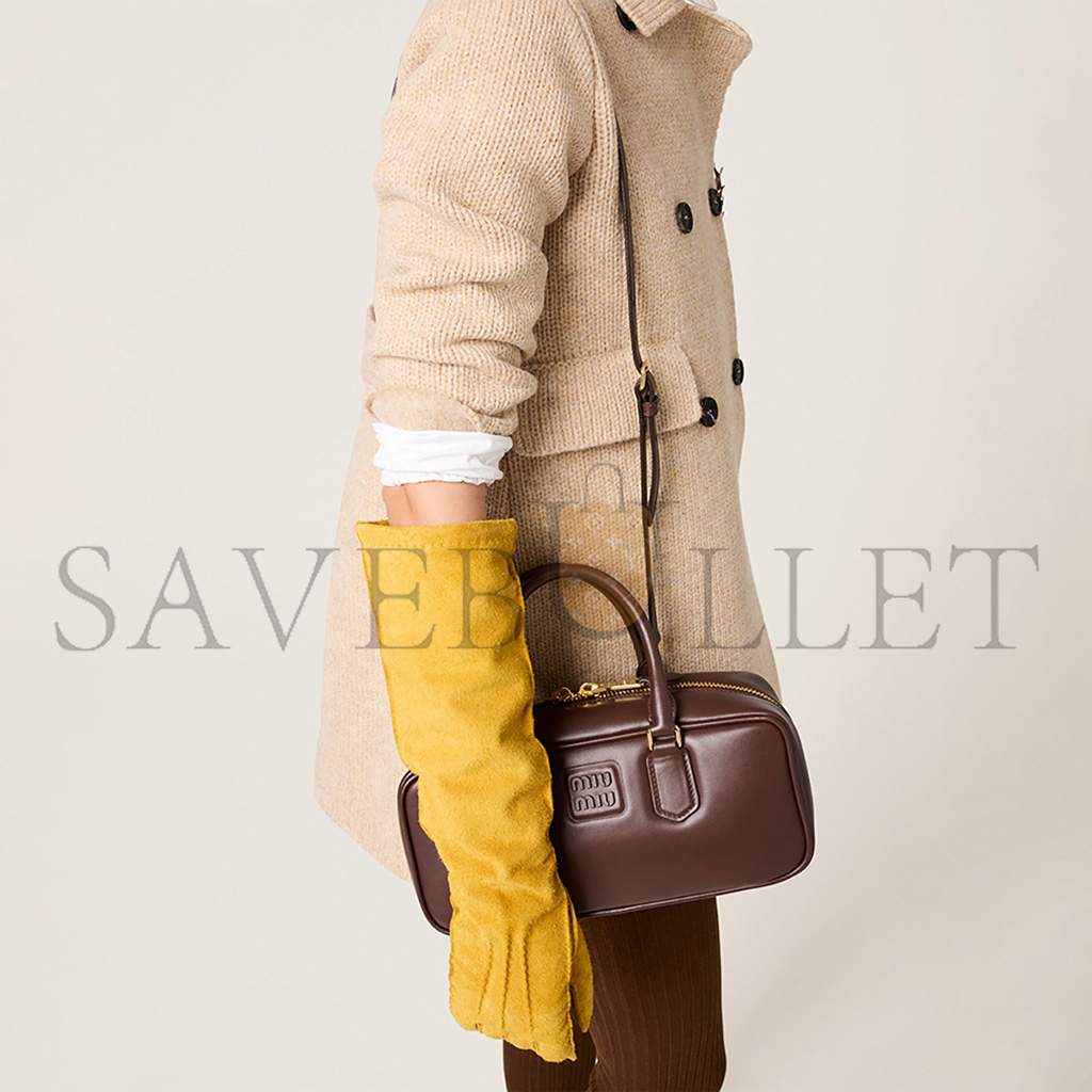 M1v M1v arcadie leather handbag 5bb148 (27*12*9cm)